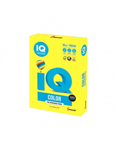 Papel A4 IQ Color NEÓN 500h