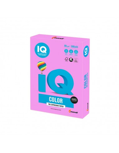 Papel A4 IQ Color NEÓN 500h