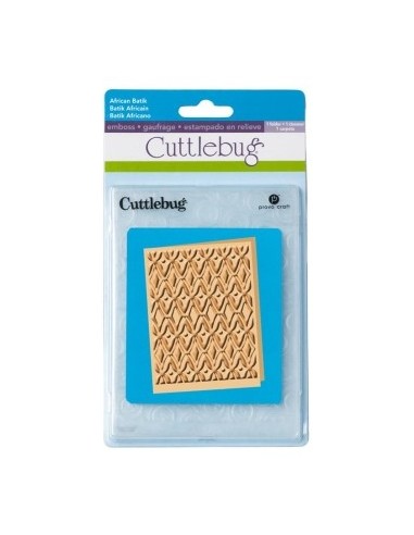 Cuttlebug carpeta embossing batik...