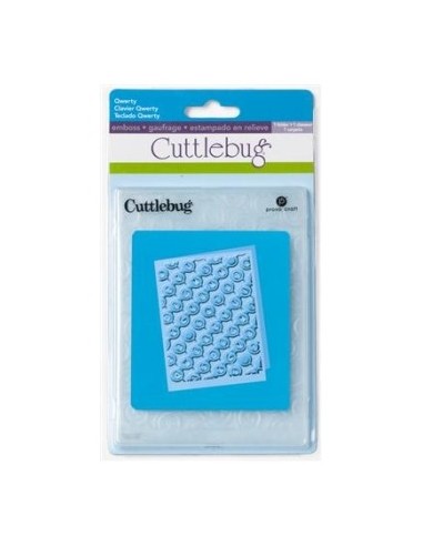 Cuttlebug carpeta embossing teclado...