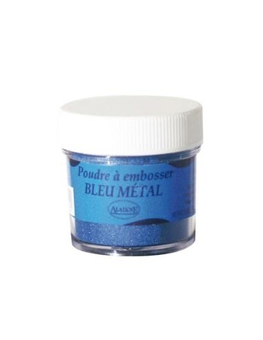 Polvo embosing 30ml blue metal