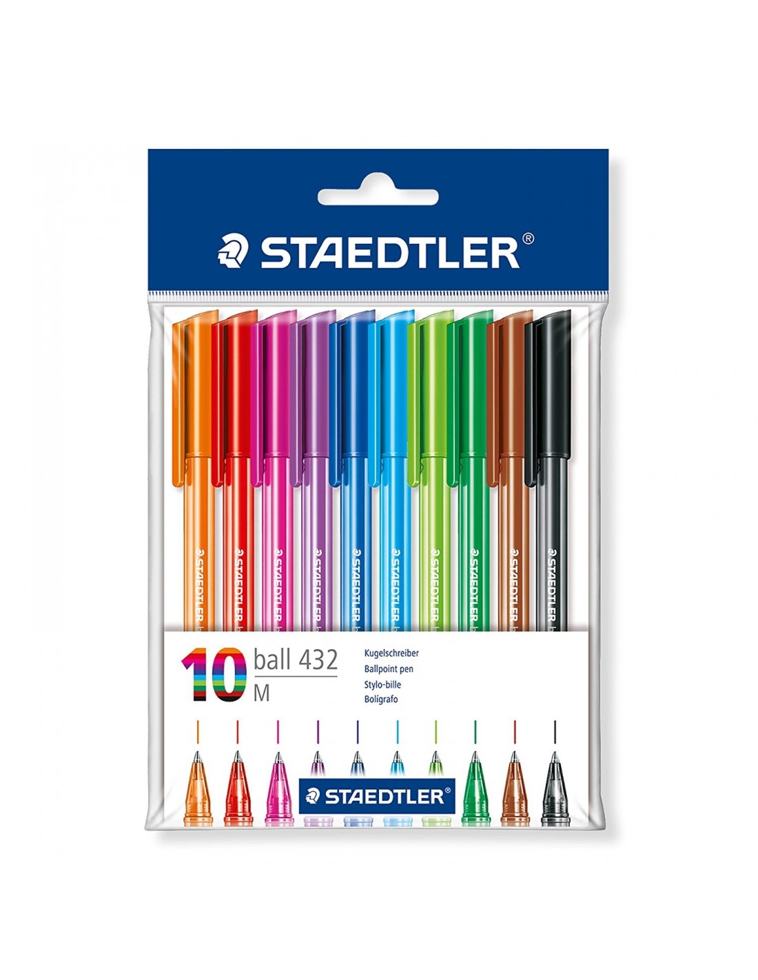 Bolígrafo STAEDTLER 10 colores