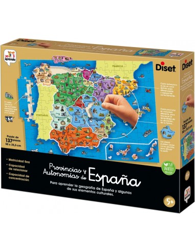Puzzle Diset provincias de España