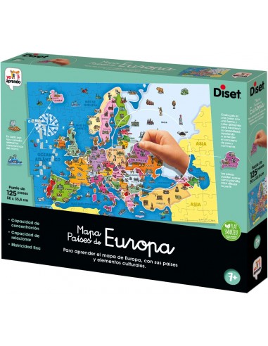 Puzzle Diset paises de Europa