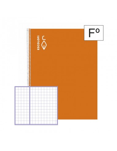 Cuadernos con espiral 50h ESCOLOFI