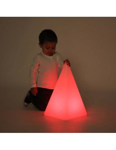 Piramide de luz sensorial