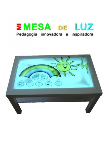 R-Crea - Mesas de luz Montessori Personalizable - CE (AIJU) y Certificadas  por la Universidad de Murcia. : : Productos Handmade