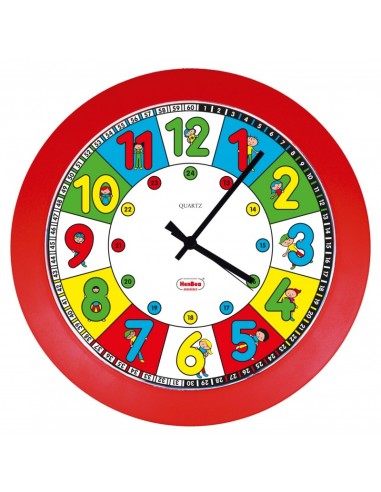 Reloj didáctico numeros 28 cm