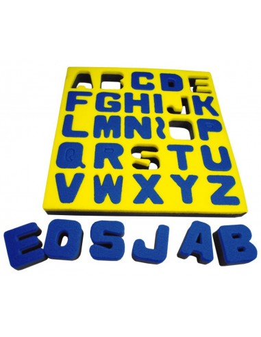 Esponjas alfabeto mayúsculas