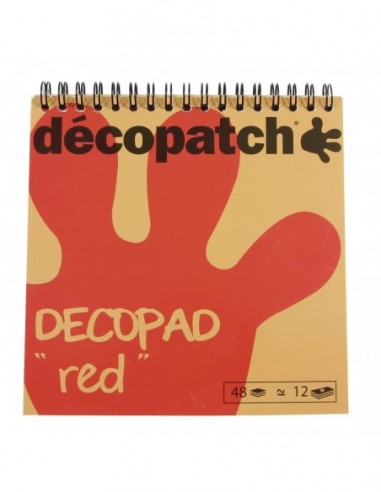 Décopatch Bloc Color 15X15 Rojo