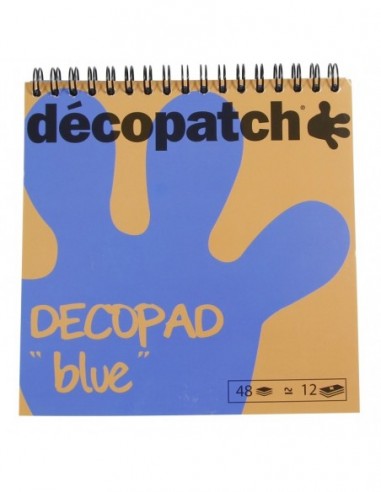 Décopatch Bloc Color 15X15 Azul