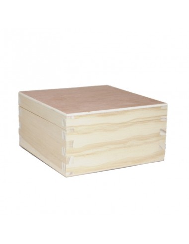 Caja de madera Cuadrada