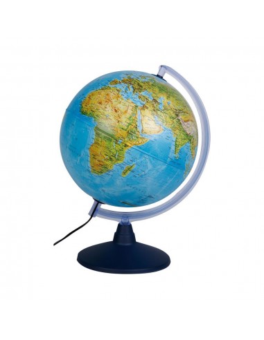 Esfera globo geográfico con luz 26cm