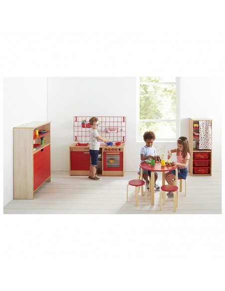 Mesa taburete infantil rojo de Smoby