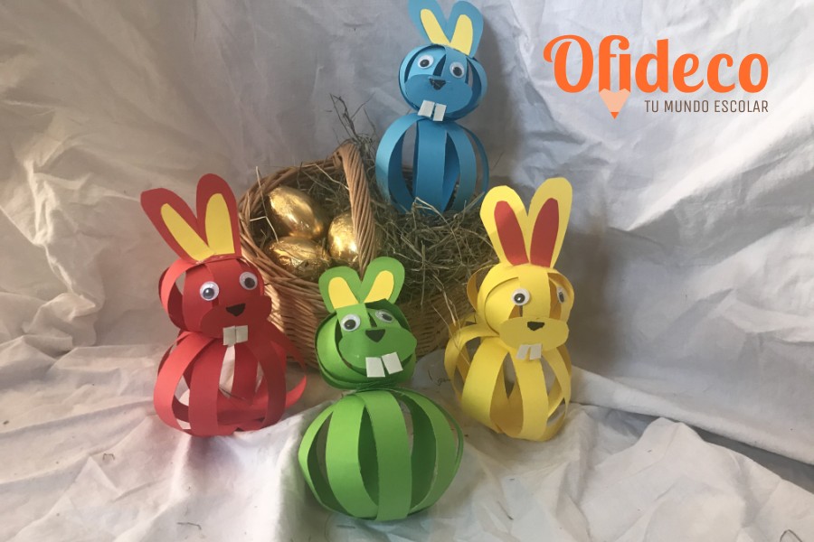 manualidad conejitos de pascua