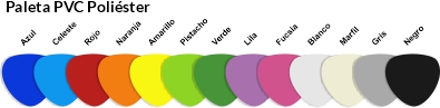 Carta Colores Poliester